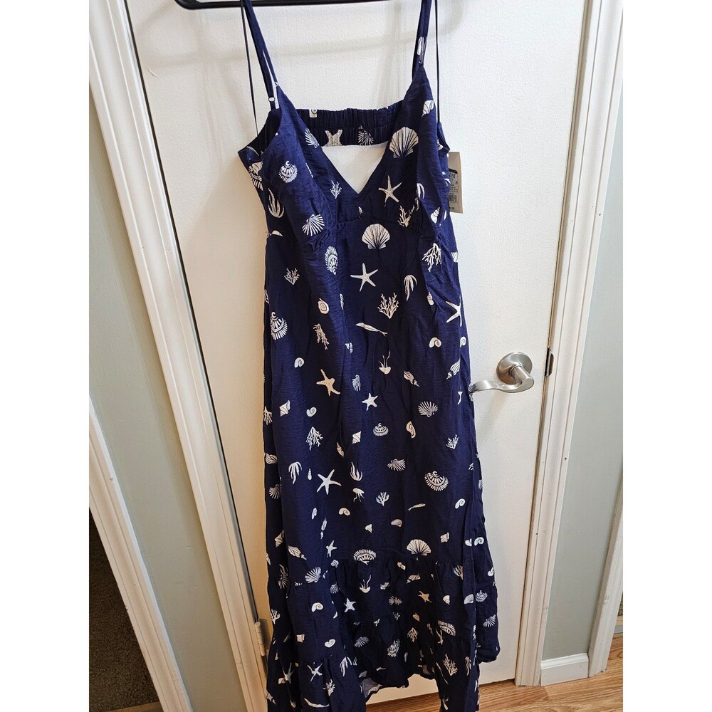 Women's Open Back Maxi Dress - Large